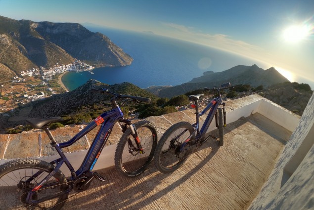 biking